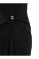 Платье с металлическим логотипом, чёрное COPERNI COPR205F5022BLK