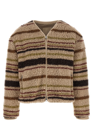 Teddy effect cardigan Brown