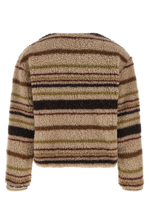 Teddy effect cardigan Brown