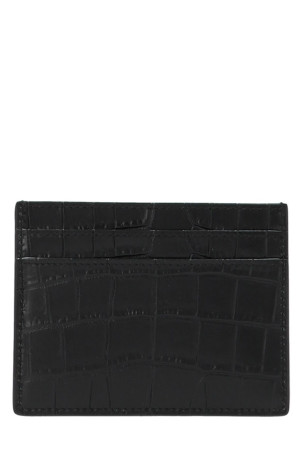 Logo card holder Black