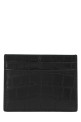 Картодержатель с логотипом, черный SAINT LAURENT 375946DZE0E1000