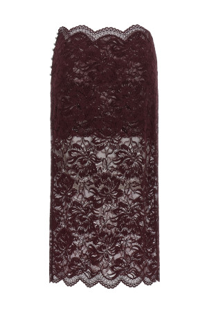 Lace skirt Purple