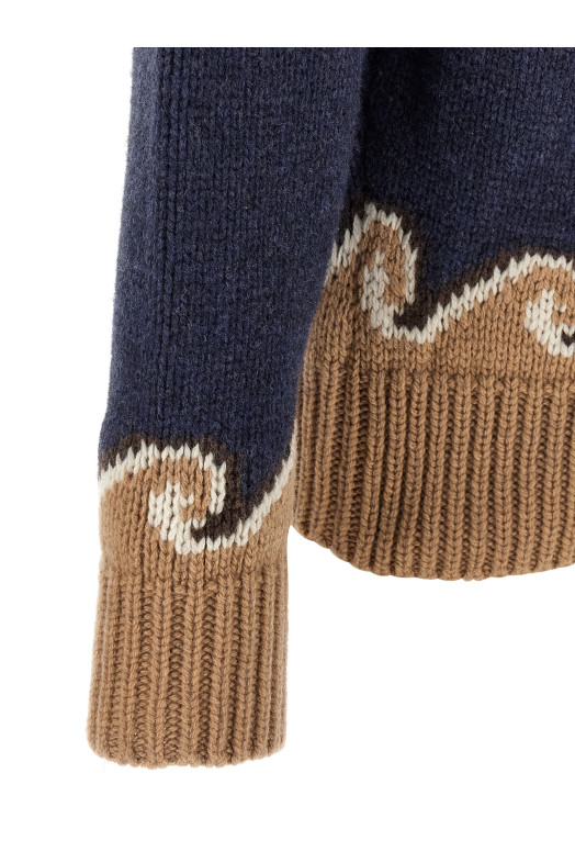 'Sweet Winter' sweater Blue