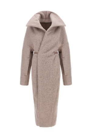 'Dracucollar Belted' coat Pink