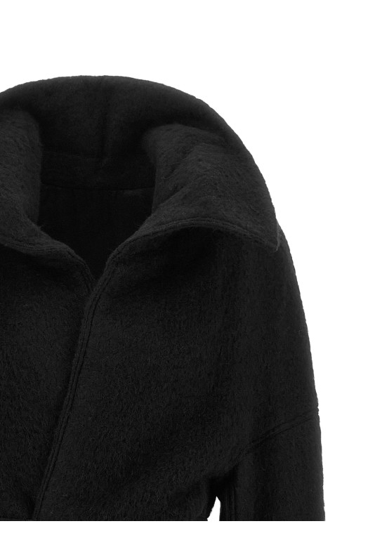 Пальто «Dracucollar Belted», чёрное RP02F5907WPA09