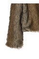 'Brigitte First' eco-fur coat Brown