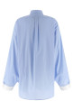 'Crazy smoking plissée' shirt BLUE