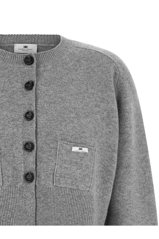 Кардиган Tricot, серый ELISABETTA FRANCHI MK12T66E2431
