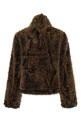 'Susan First' eco-fur coat Brown