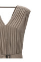 Silk dress Beige