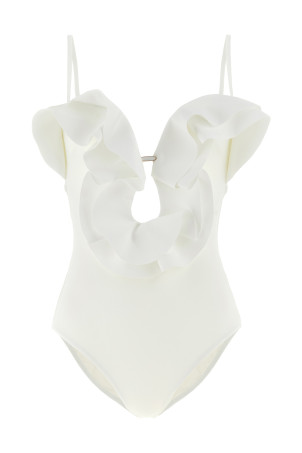 'Solstice' one-piece swimsuit  White
