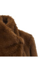 'Farrah First' eco-fur coat Brown