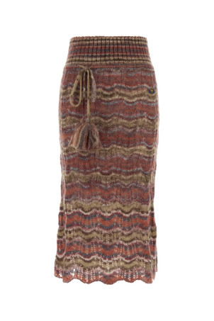 Multicolor mohair blend Flora skirt VIVIENNE WESTWOOD (1802002FY005C)