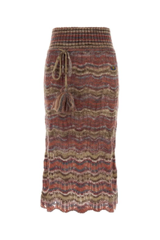 Multicolor mohair blend Flora skirt VIVIENNE WESTWOOD (1802002FY005C)