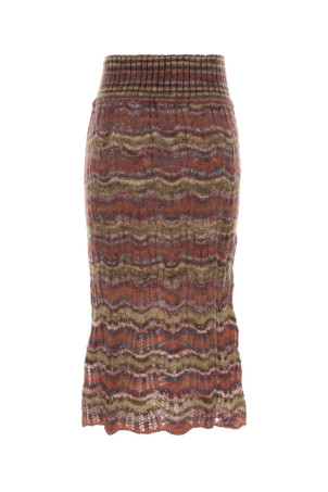 Multicolor mohair blend Flora skirt VIVIENNE WESTWOOD (1802002FY005C)