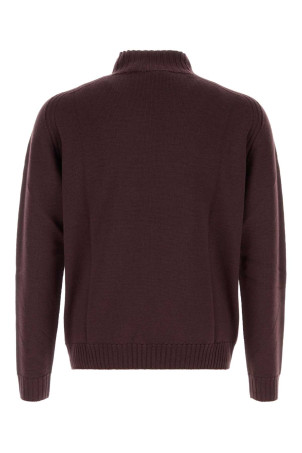 Aubergine wool Fisherman sweater VIVIENNE WESTWOOD (2701003LY005E)
