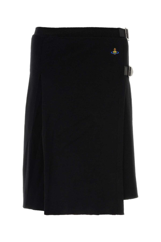 Черная шерстяная юбка «Алекс» от VIVIENNE WESTWOOD (3802001KY005E)