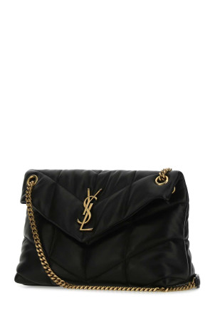 Black nappa leather small Puffer shoulder bag Black SAINT LAURENT (5774761EL07)