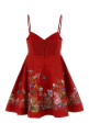 Red linen Patience mini dress ZIMMERMANN (5963DRS264)