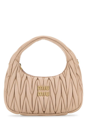 Powder pink nappa leather Wander handbag MIU MIU (5BC125VOOYAN88)