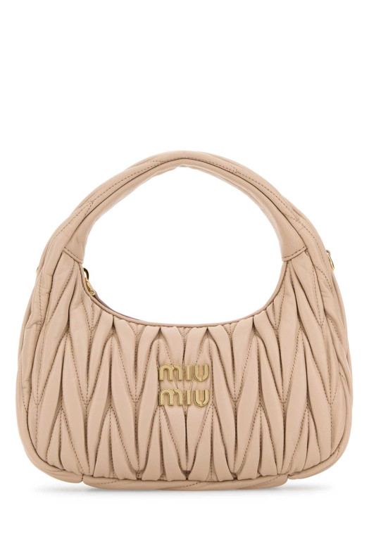 Powder pink nappa leather Wander handbag MIU MIU (5BC125VOOYAN88)