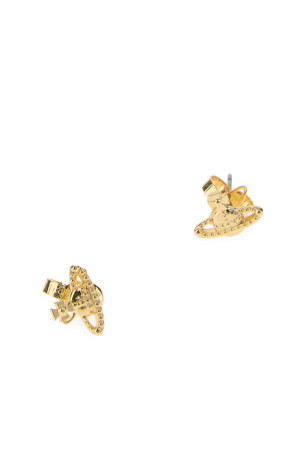 Gold metal Farah earrings VIVIENNE WESTWOOD (6201001502R001SM)