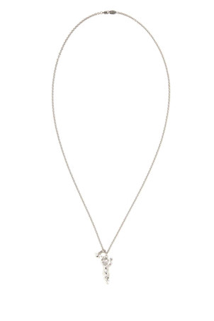 Silver metal Satyr necklace VIVIENNE WESTWOOD (630203FS02P019)