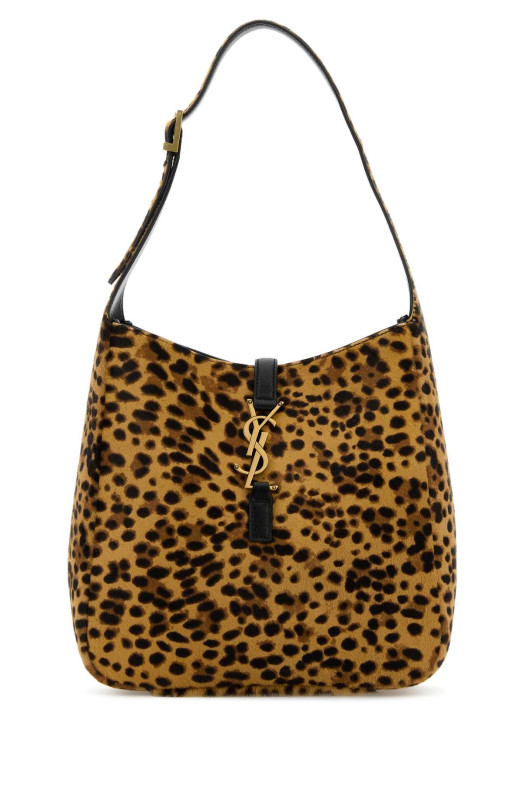 Printed calf hair Le 5 Ã  7 Bea shoulder bag SAINT LAURENT (713938AAD0J)