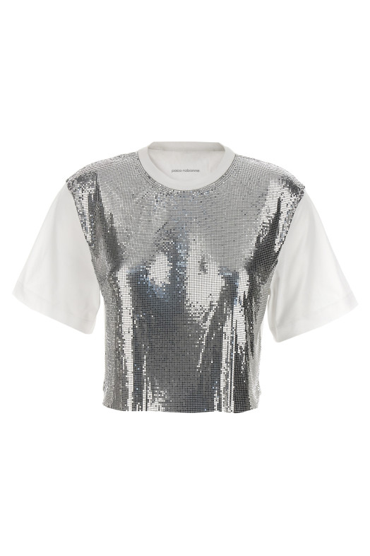 Металлическая сетка T-shirt Silver PACO RABANNE (23AXTO639CO0481M094) Металлическая сетка T-shirt Silver PACO RABANNE (23AXTO639CO0481M094)