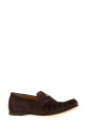 Dark brown suede Crosta loafers FENDI (7D1995QK9)