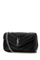 Black leather small LouLou shoulder bag Black SAINT LAURENT (801437AAE4Y)