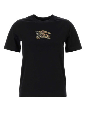Black cotton t-shirt Black BURBERRY (8116164)