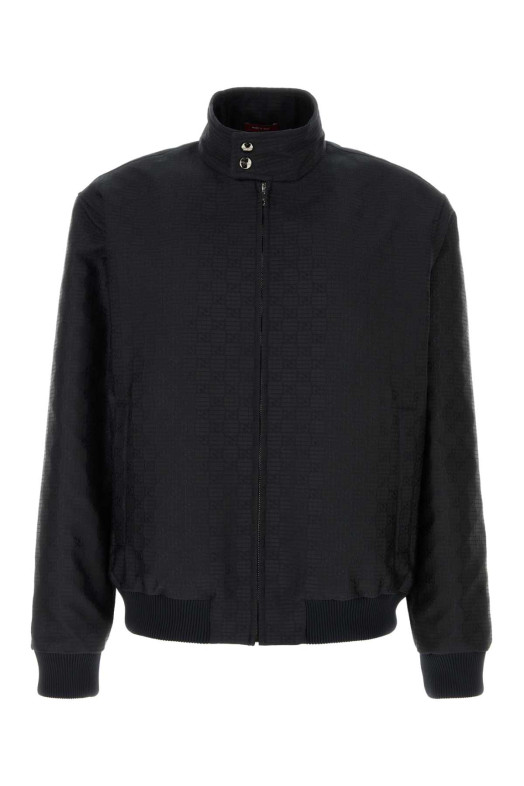 Midnight blue GG ripstop jacket GUCCI (853976ZAUCS)