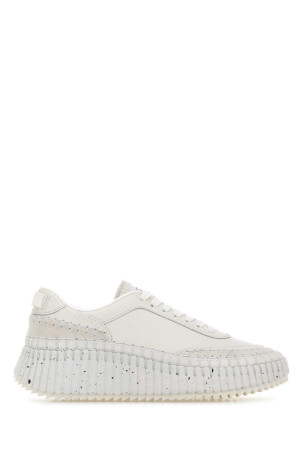 White leather Nama sneakers White CHLOE (CHC24S00RBD)