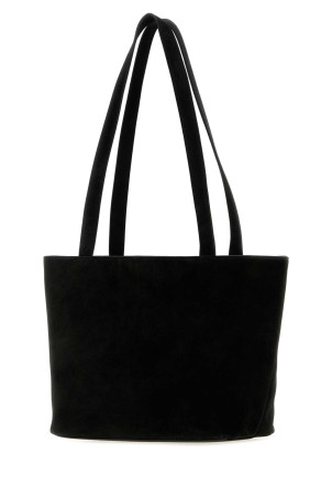 Black suede Parker shoulder bag THE ROW (H001385L700)