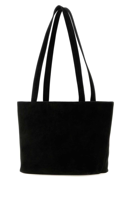 Black suede Parker shoulder bag THE ROW (H001385L700)