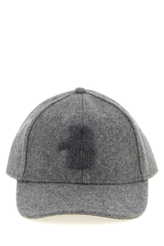 Monogram patch cap Gray