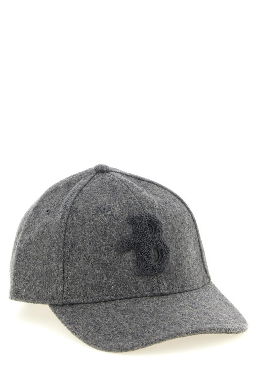 Monogram patch cap Gray