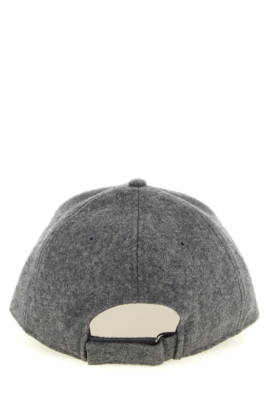 Monogram patch cap Gray