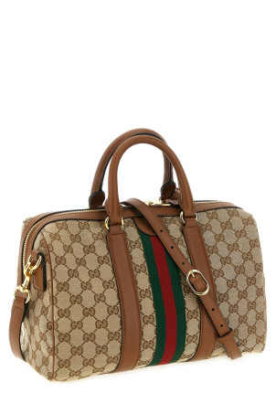 Medium 'Ophidia' top case Beige