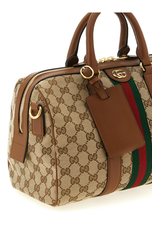 Medium 'Ophidia' top case Beige