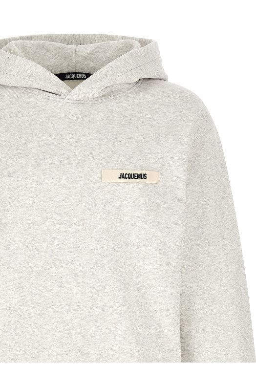 Толстовка «Le Hoodie Gros-Grain»  Серая 25EHOM00247AJ00126950