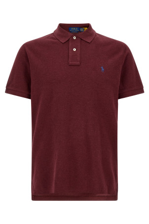 'Pony' polo shirt Bordeaux