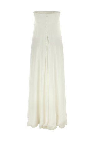 Off-the-shoulder dress White