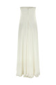 Off-the-shoulder dress White