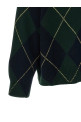 Diamond-shaped crew neck sweater Multicolor