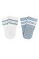 'Baby School' 2-pack sneaker + socks set BLUE