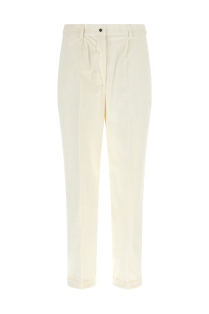 Corduroy pants White