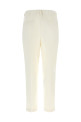 Corduroy pants White