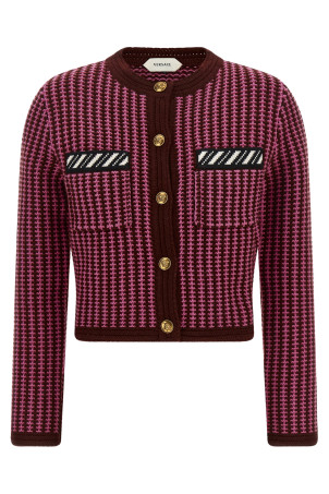 Crochet cardigan Pink
